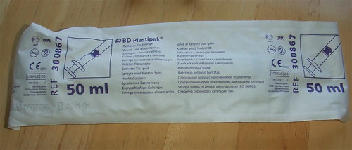 ...catheter tip syringe?